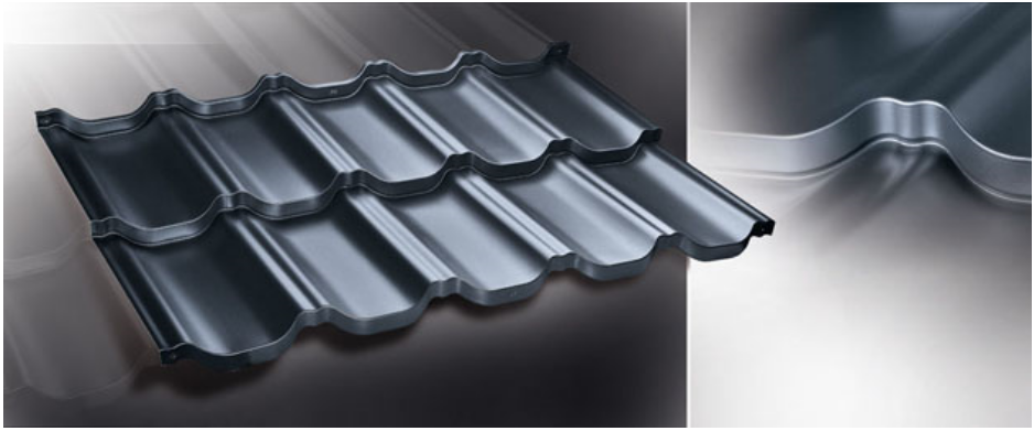 Modular steel sheet roof tiles, Corrugated sheets & Trapezoidal profiles